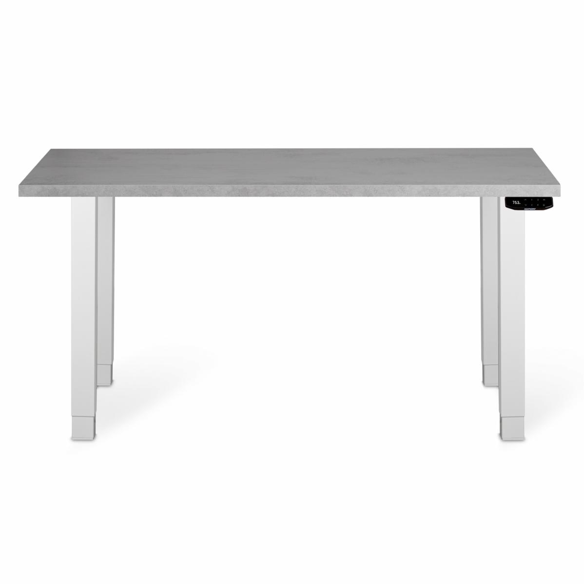 Регулируемый стол AdapDesk Smart 4L 2 Motor 36 мм Smoky Gray, Snow White, фото 1