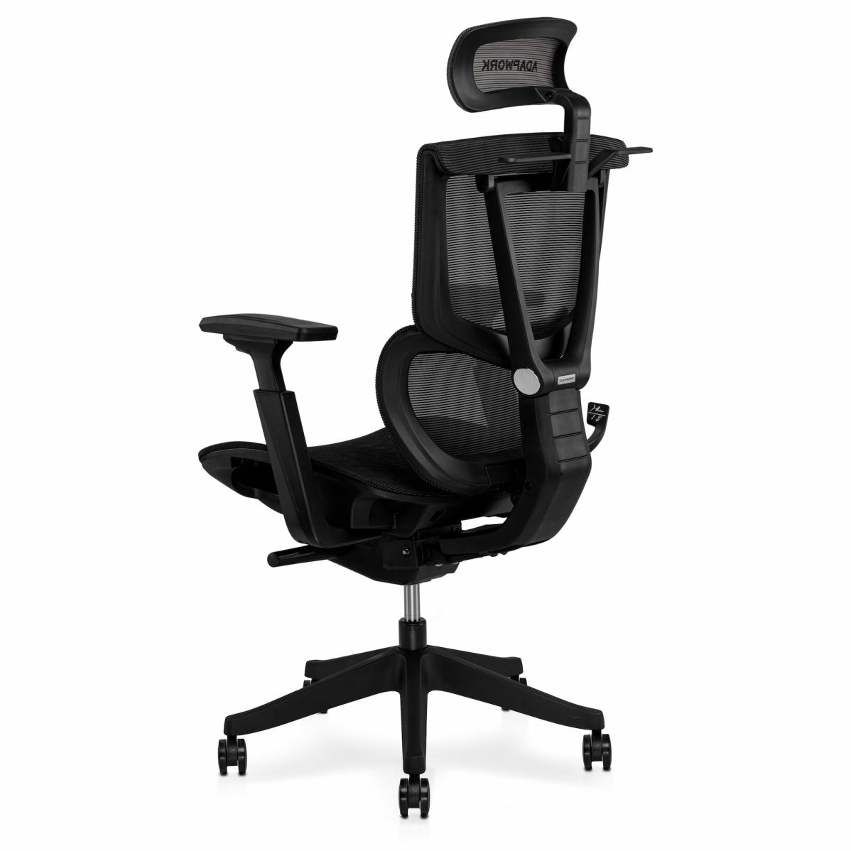 Кресло S2 Mesh Senior ErgoChair Deep Black, фото 6