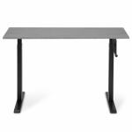 Регульований стіл AdapDesk Smart Manual 18мм Smoky Gray, Space Black