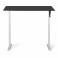 Регульований стіл AdapDesk Smart Manual 18мм Deep Black, Snow White, фото 5 mini