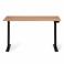 Регульований стіл AdapDesk Smart 2 Motor 18мм Golden Wood, Space Black, фото 1 mini