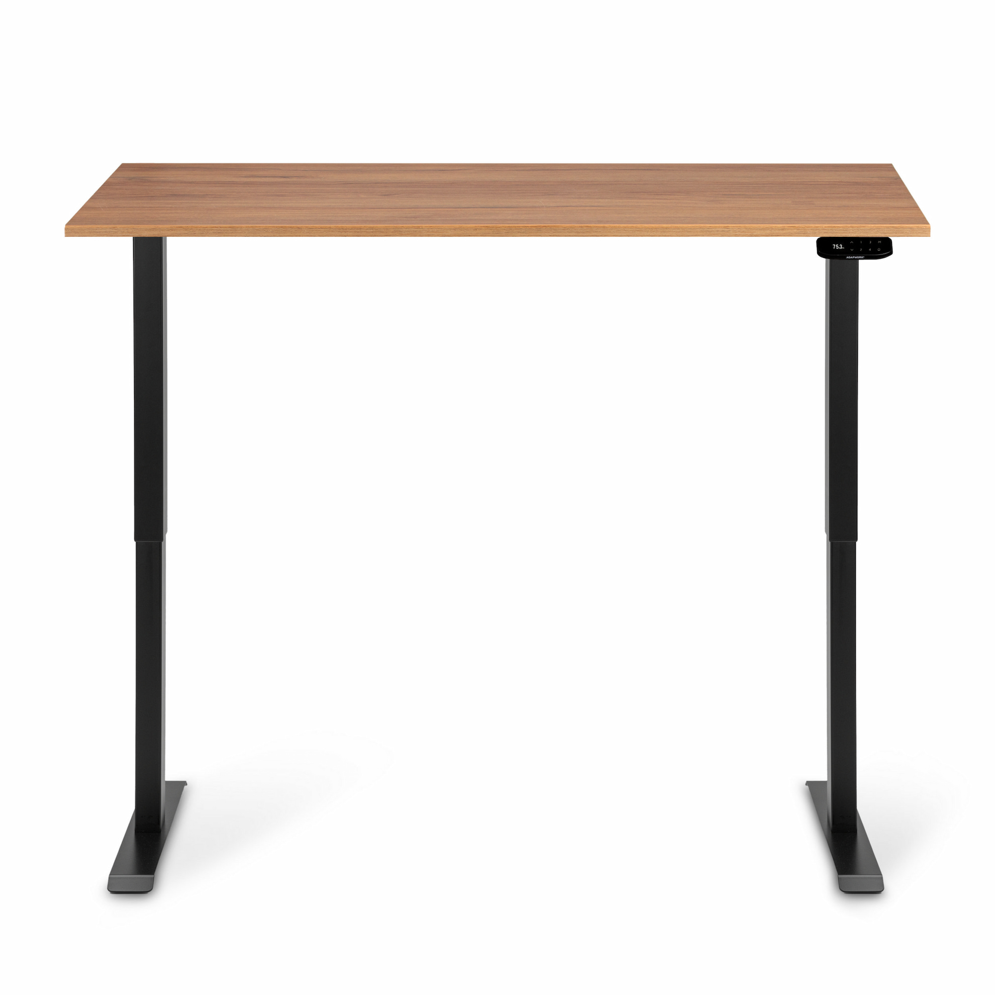 Регульований стіл AdapDesk Smart 2 Motor 18мм Golden Wood, Space Black, фото 5