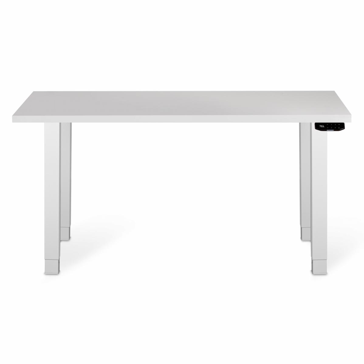 Регулируемый стол AdapDesk Smart 4L 2 Motor 36 мм Crystal White, Snow White, фото 1