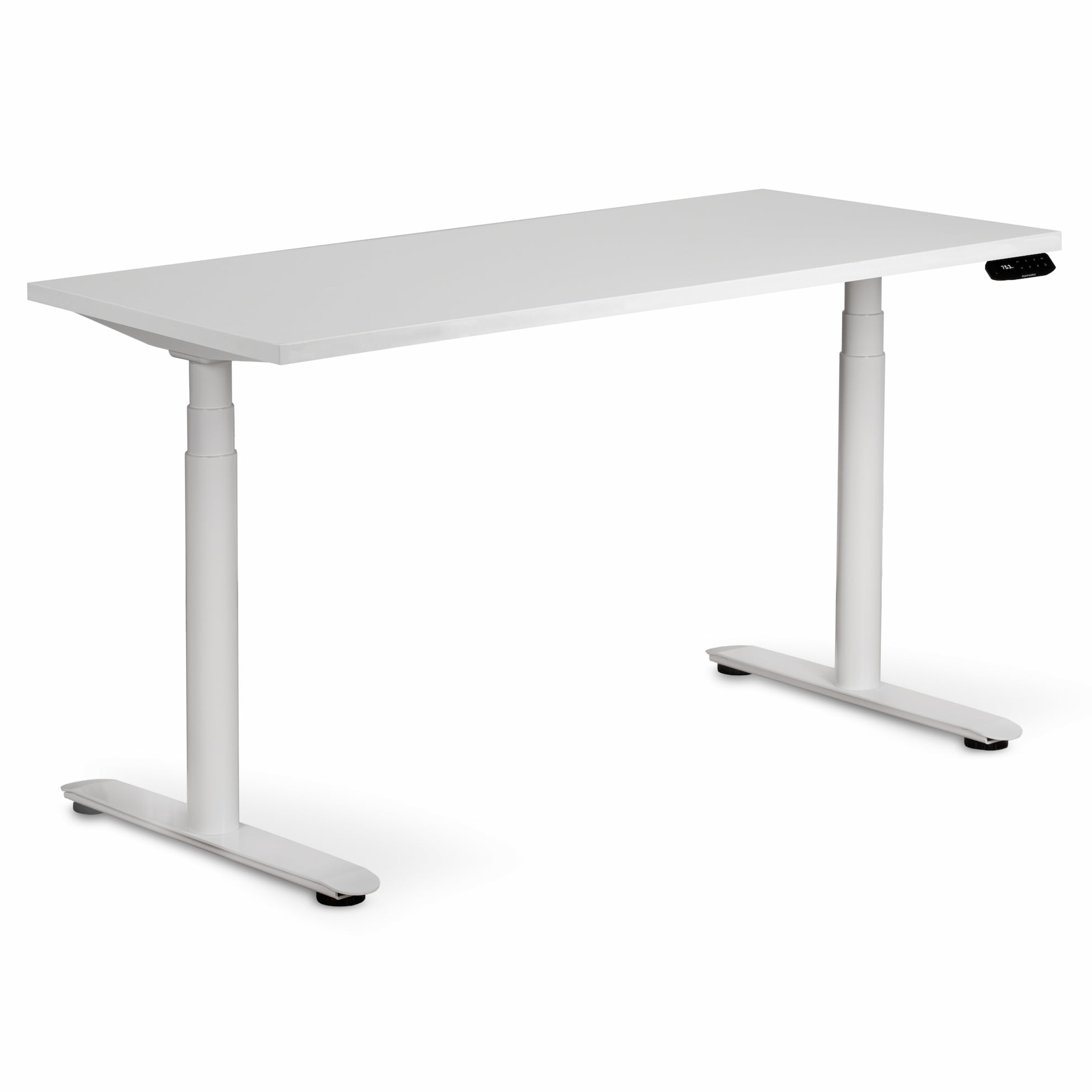 Регульований стіл AdapDesk Smart 2 Motor Pro Max 36мм Crystal White, Snow White, фото 8