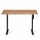 Регульований стіл AdapDesk Smart Manual 18мм Golden Wood, Space Black, фото 7 mini