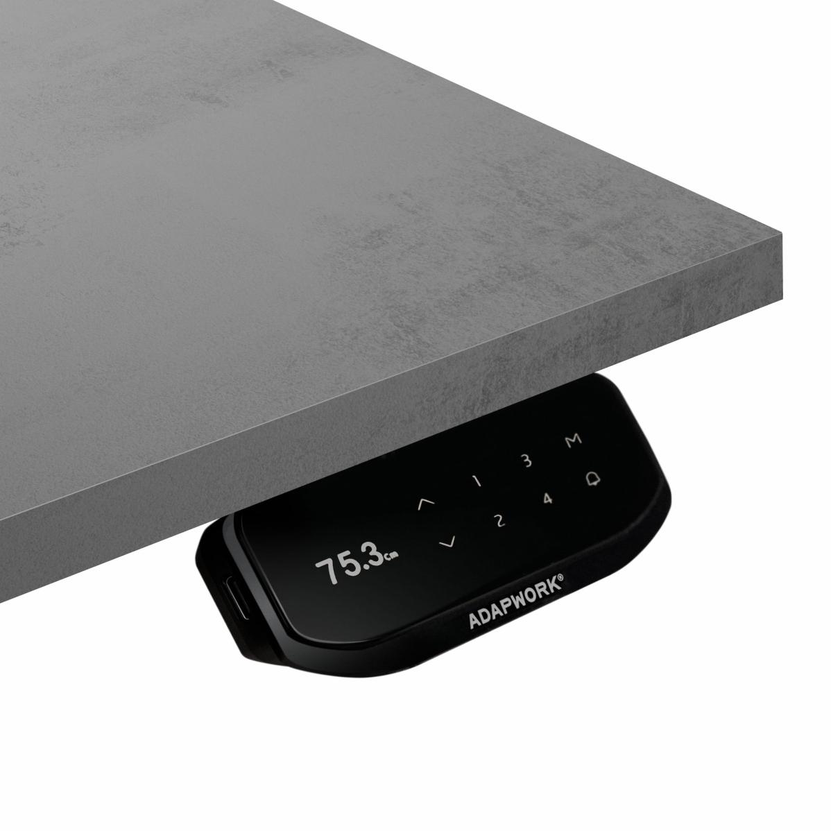 Регулируемый стол AdapDesk Smart 1 Motor 18мм Smoky Gray, Snow White, фото 2
