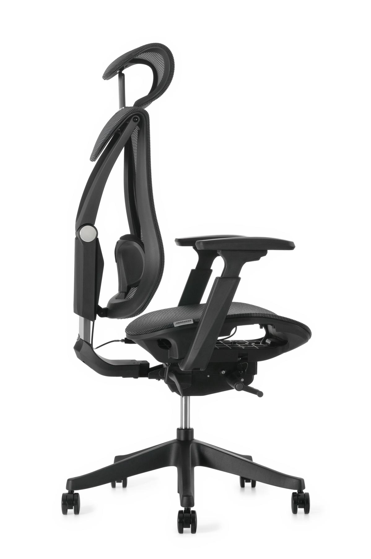 Кресло S1 Mesh Senior ErgoChair Deep Black, фото 4