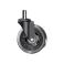 Комплект (5шт) прогумованих роликів CASTORS 75 Прозорий, фото 1 mini