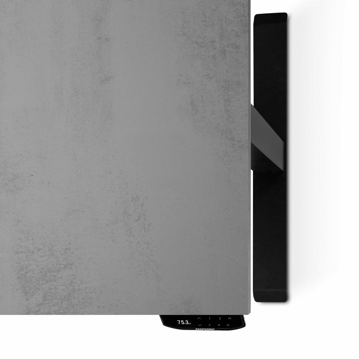 Регулируемый стол AdapDesk Smart 1 Motor 18мм Smoky Gray, Space Black, фото 4