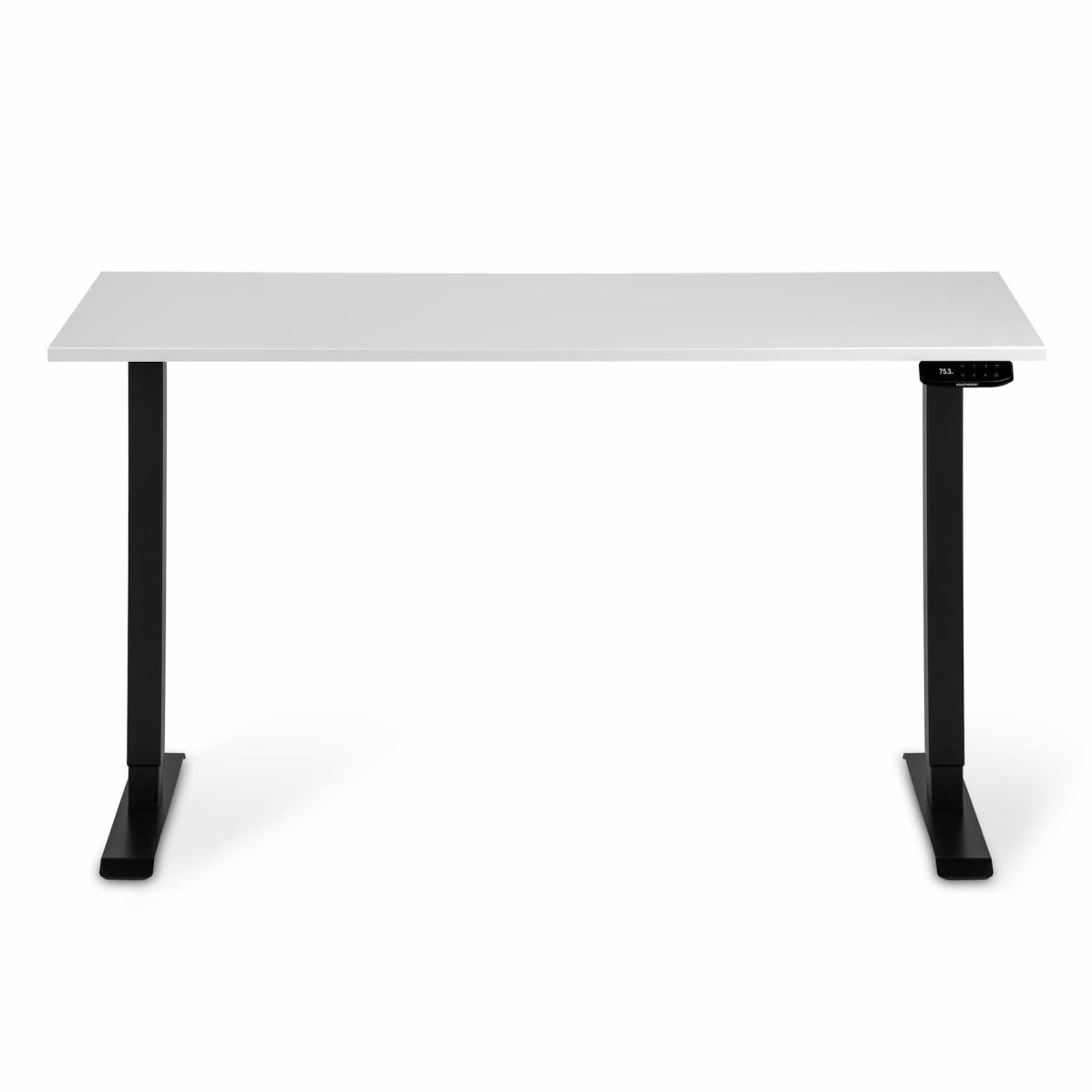 Регулируемый стол AdapDesk Smart 1 Motor 18мм Crystal White, Space Black, фото 1