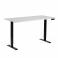 Регульований стіл AdapDesk Smart 1 Motor 18мм Crystal White, Space Black, фото 8 mini
