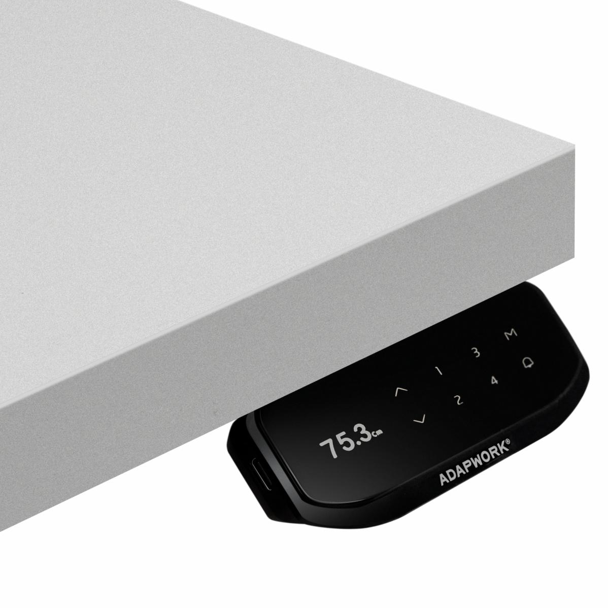 Регулируемый стол AdapDesk Smart 4L 2 Motor 36 мм Crystal White, Space Black, фото 2
