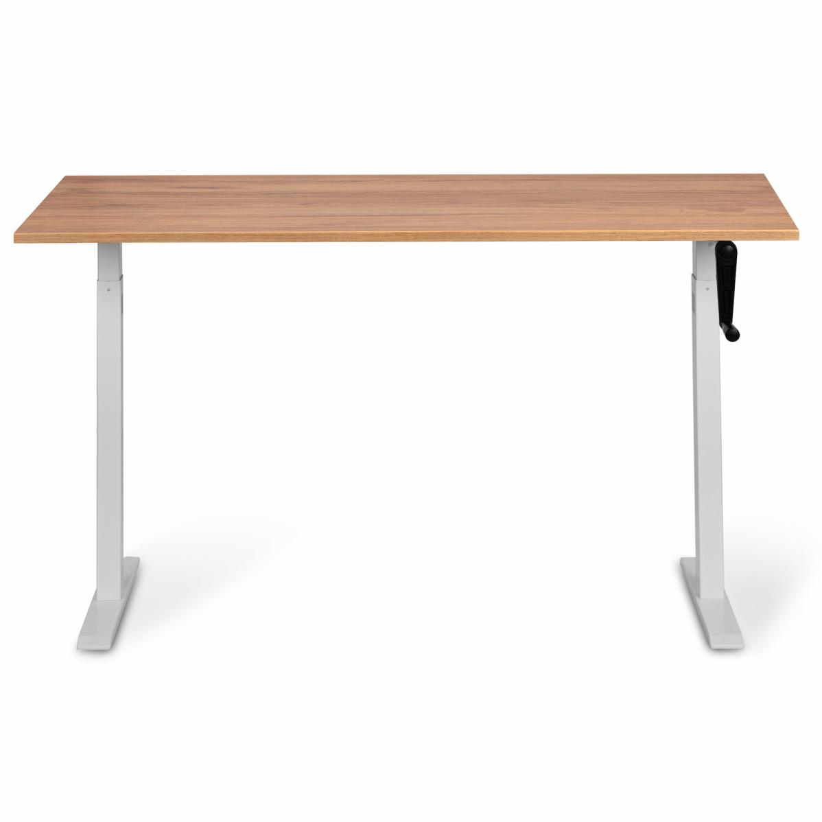 Регулируемый стол AdapDesk Smart Manual 18мм Golden Wood, Snow White, фото 1