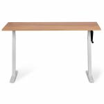 Регульований стіл AdapDesk Smart Manual 18мм Golden Wood, Snow White