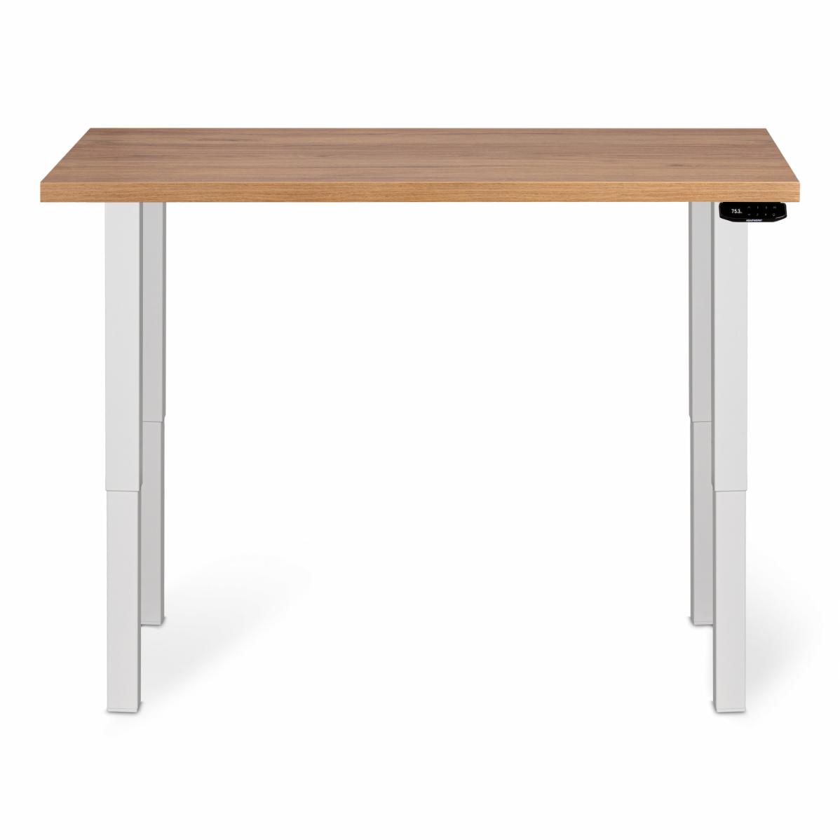 Регулируемый стол AdapDesk Smart 4L 2 Motor 36 мм Golden Wood, Snow White, фото 5
