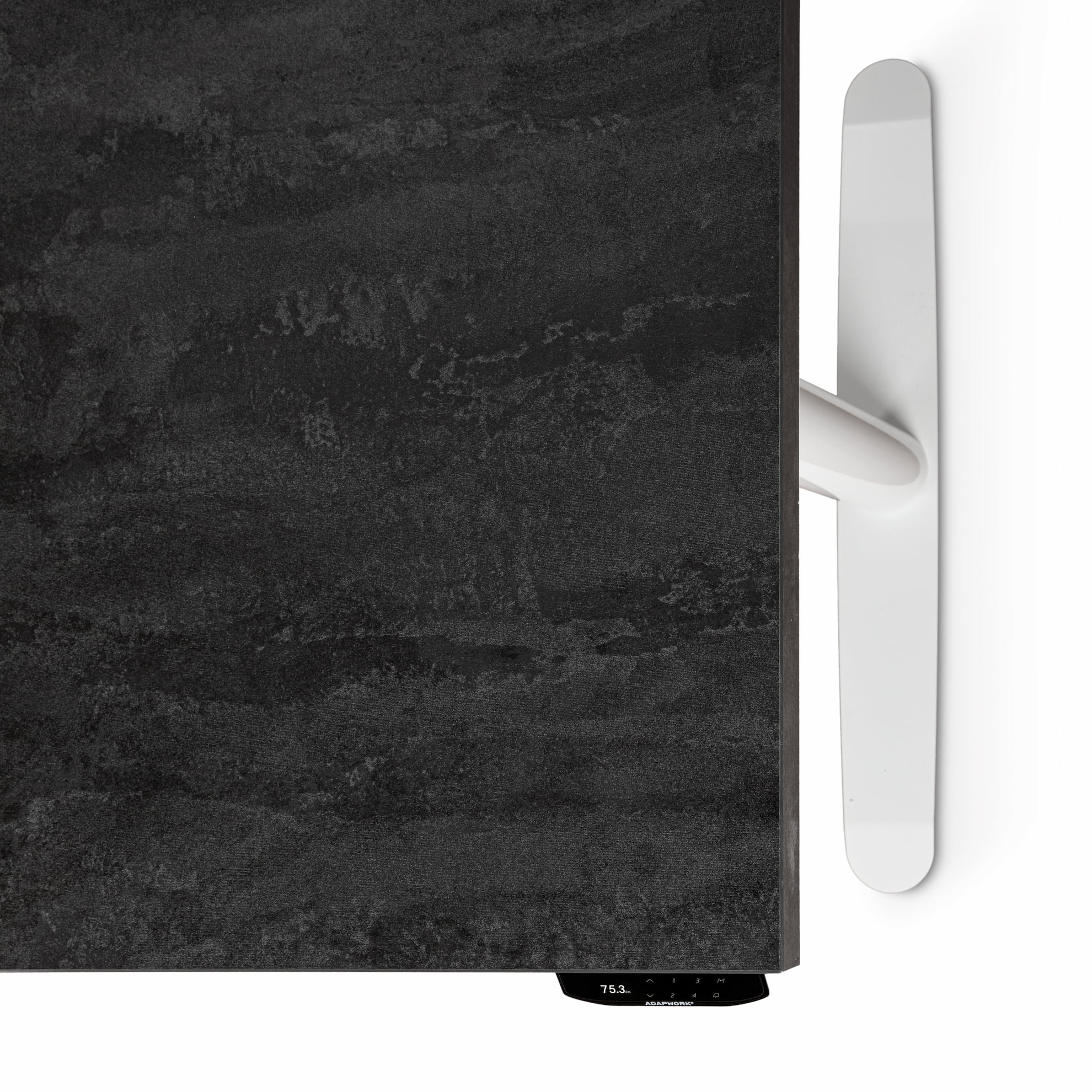 Регульований стіл AdapDesk Smart 2 Motor Pro Max 36мм Carbon Black, Snow White, фото 4