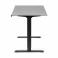 Регульований стіл AdapDesk Smart 2 Motor 18мм Smoky Gray, Space Black, фото 3 mini