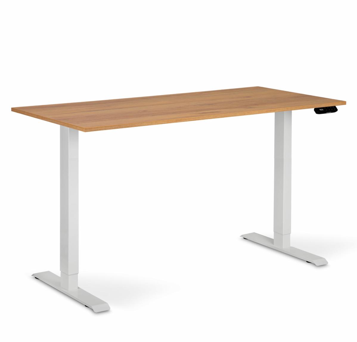Регулируемый стол AdapDesk Smart 1 Motor 18мм Golden Wood, Snow White, фото 8