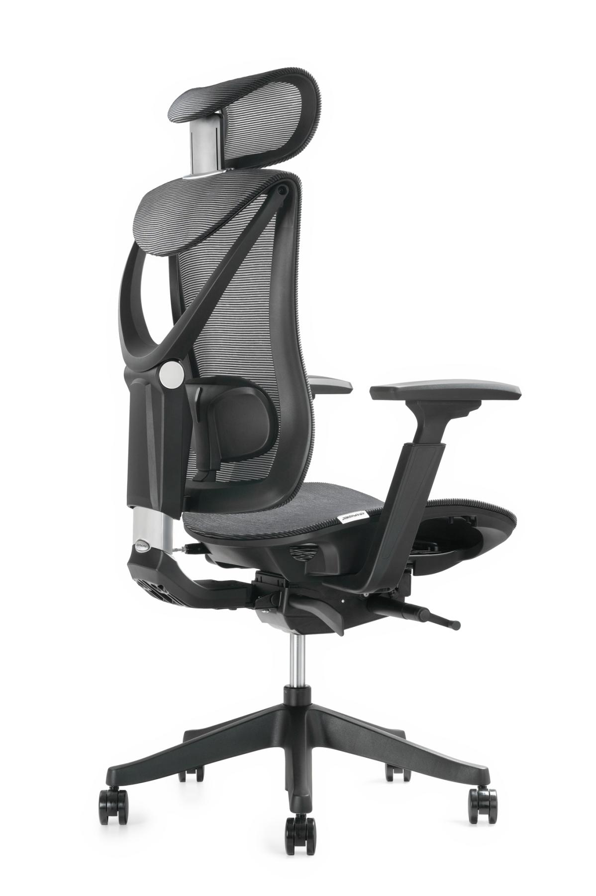 Кресло S1 Mesh Senior ErgoChair Deep Black, фото 8