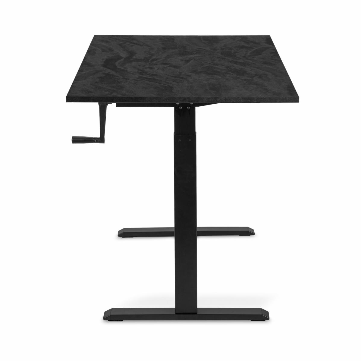 Регулируемый стол AdapDesk Smart Manual 18мм Carbon Black, Space Black, фото 3