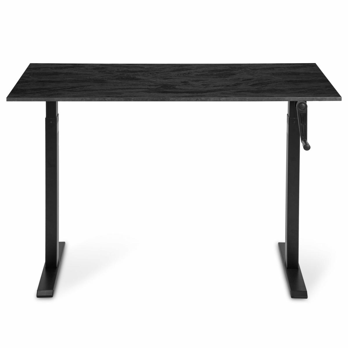 Регулируемый стол AdapDesk Smart Manual 18мм Carbon Black, Space Black, фото 7