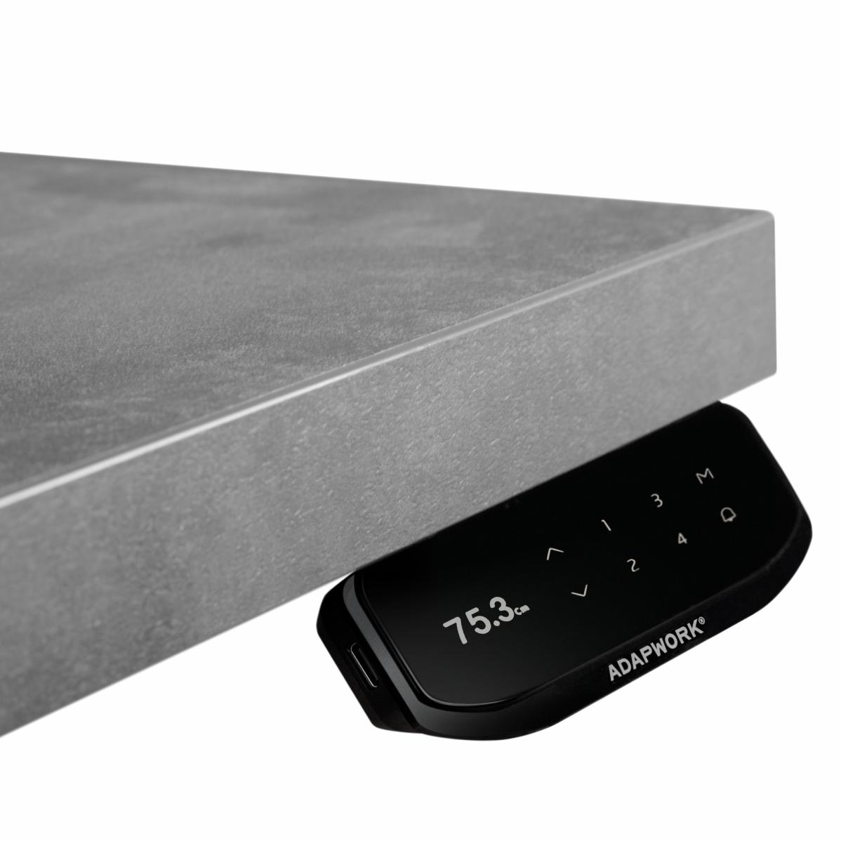 Регулируемый стол AdapDesk Smart 4L 2 Motor 36 мм Smoky Gray, Snow White, фото 2