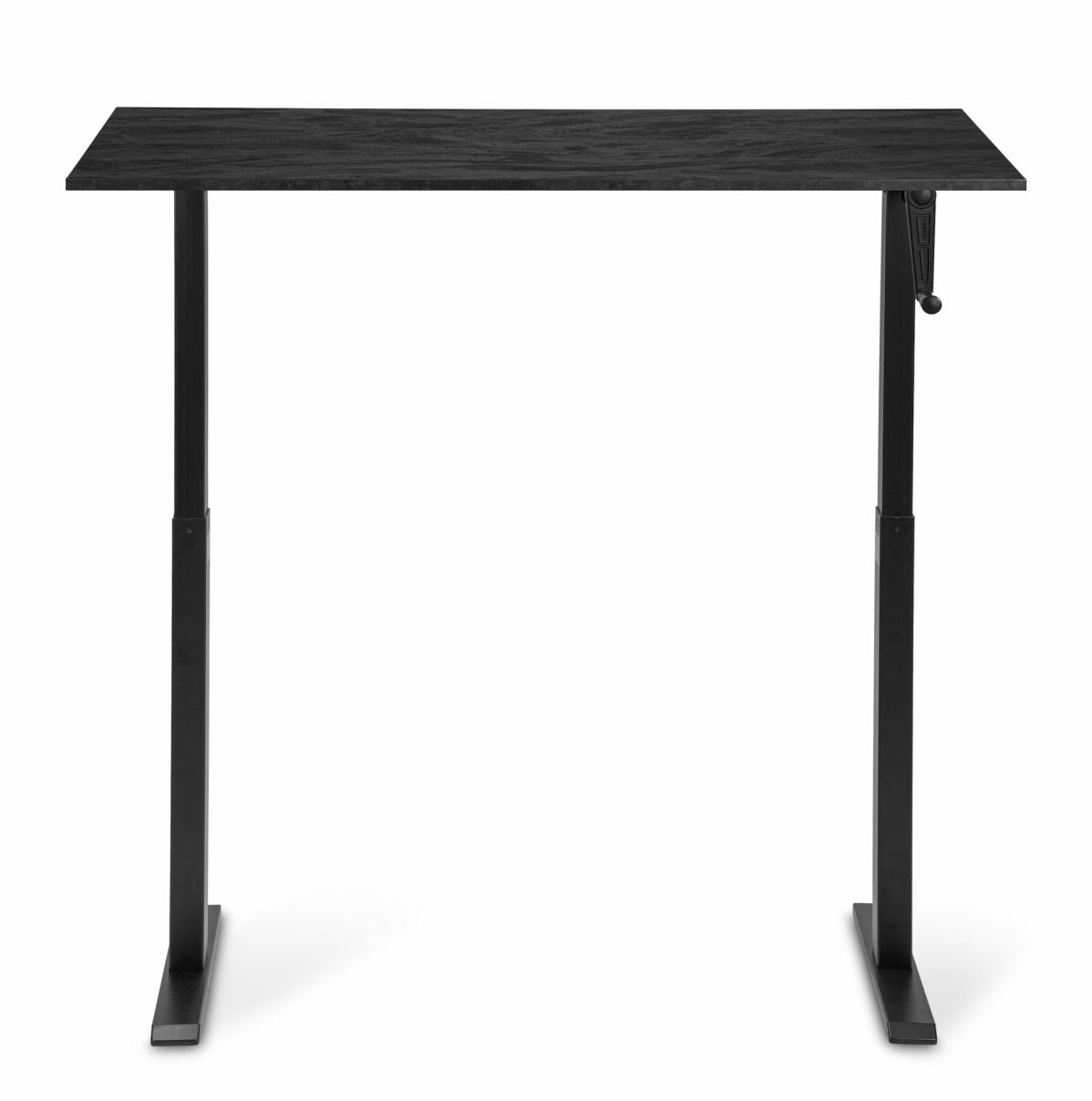 Регулируемый стол AdapDesk Smart Manual 18мм Carbon Black, Space Black, фото 5
