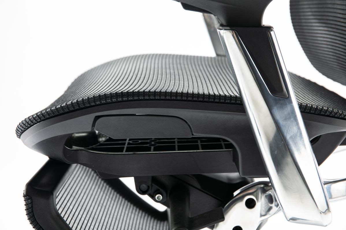 Крісло S1 Mesh Pro Max Senior ErgoChair Platinum Deep Black, фото 18