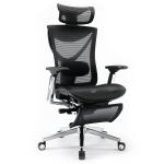 Крісло S1 Mesh Pro Max Senior ErgoChair Platinum Deep Black