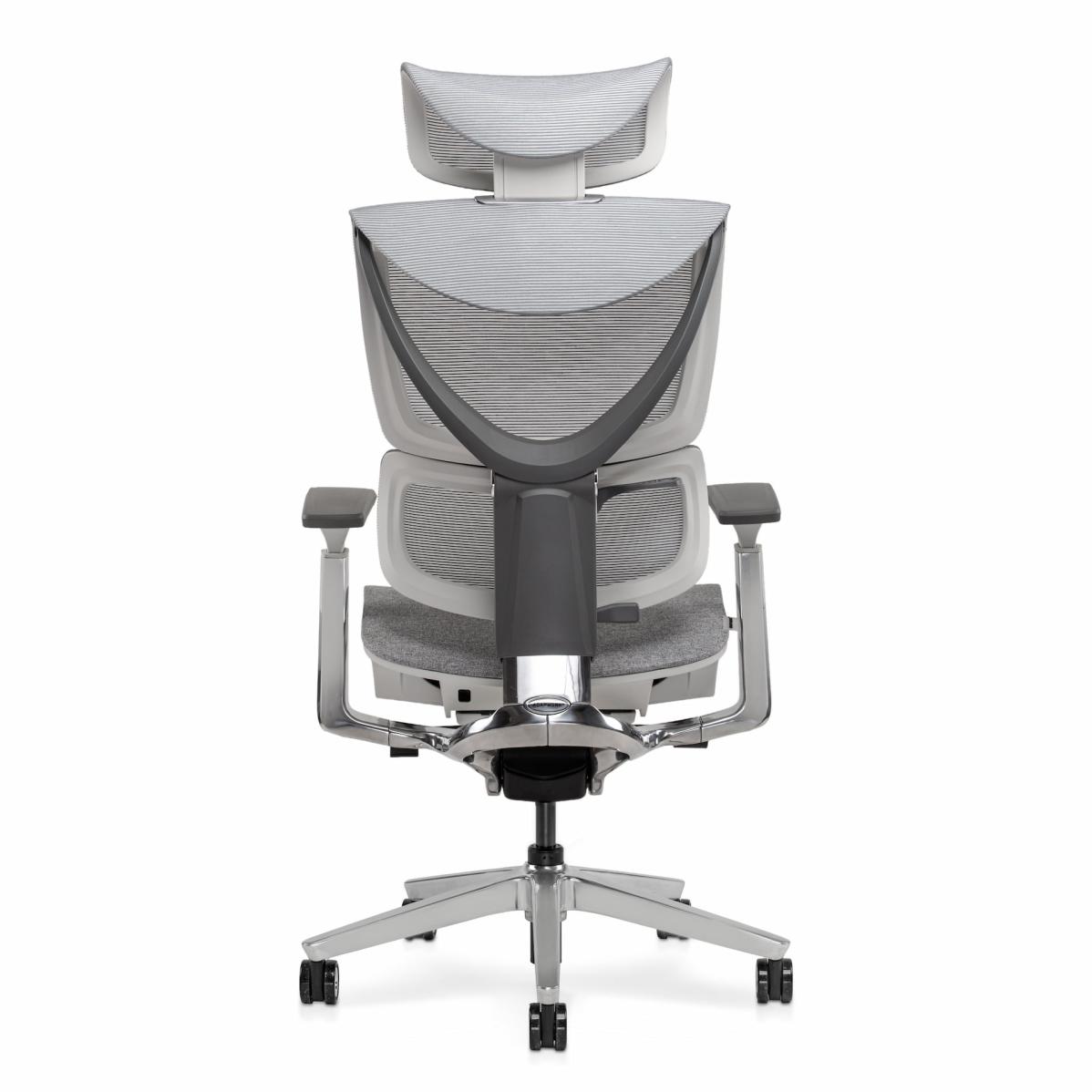 Кресло S3 Pro Senior ErgoChair Platinum Smoky Grey, фото 5