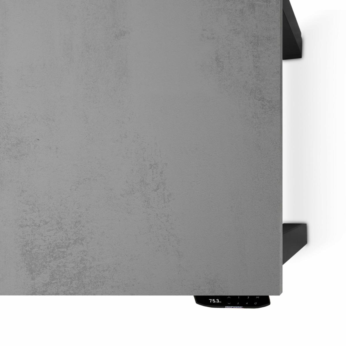 Регулируемый стол AdapDesk Smart 4L 2 Motor 36 мм Smoky Gray, Space Black, фото 4