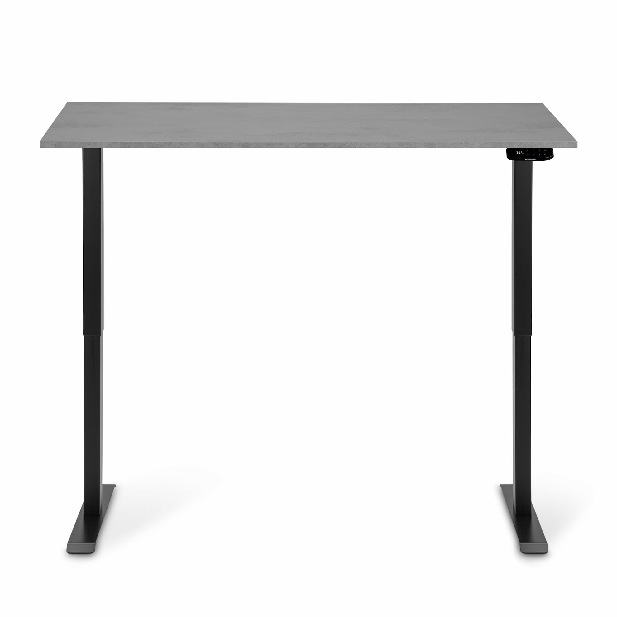Регульований стіл AdapDesk Smart 2 Motor 18мм Smoky Gray, Space Black, фото 5