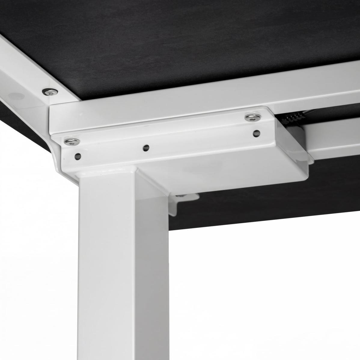 Регульований стіл AdapDesk Smart 2 Motor 18мм Deep Black, Snow White, фото 6