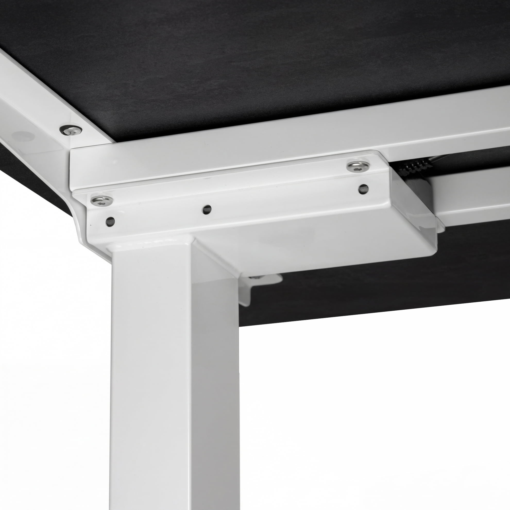 Регульований стіл AdapDesk Smart 2 Motor 18мм Deep Black, Snow White, фото 6