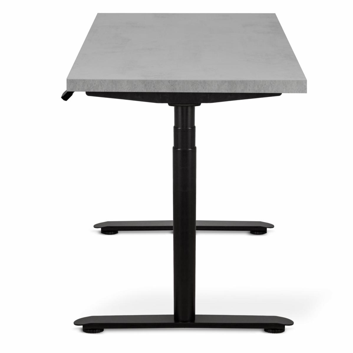 Регулируемый стол AdapDesk Smart 2 Motor Pro Max 36мм Smoky Gray, Space Black, фото 3