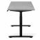 Регульований стіл AdapDesk Smart 2 Motor Pro Max 36мм Smoky Gray, Space Black, фото 3 mini