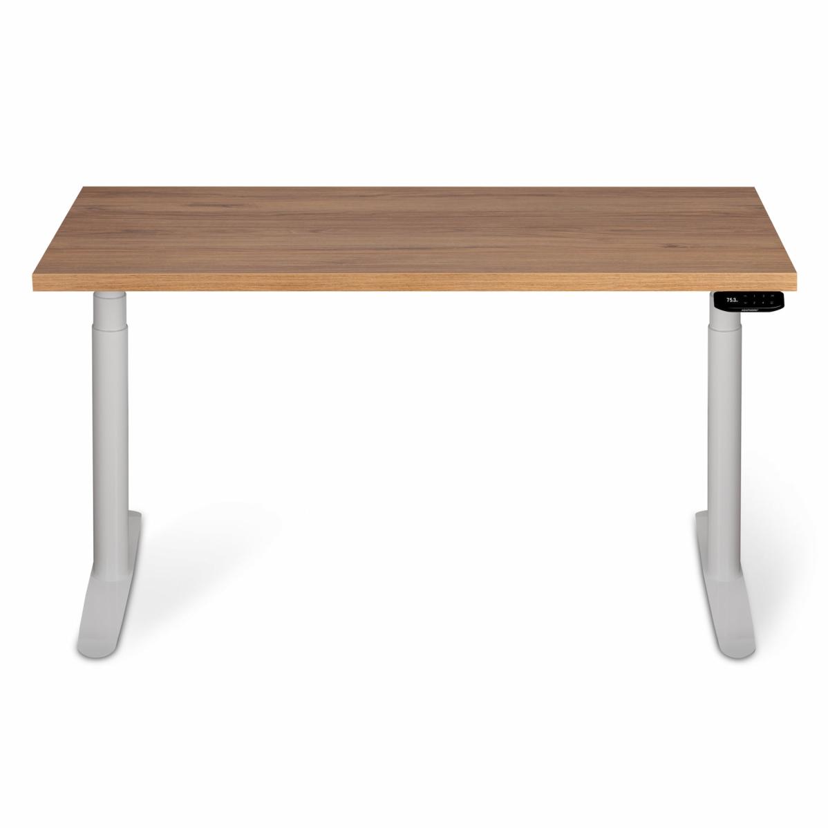 Регулируемый стол AdapDesk Smart 2 Motor Pro Speed 36мм Golden Wood, Snow White, фото 7