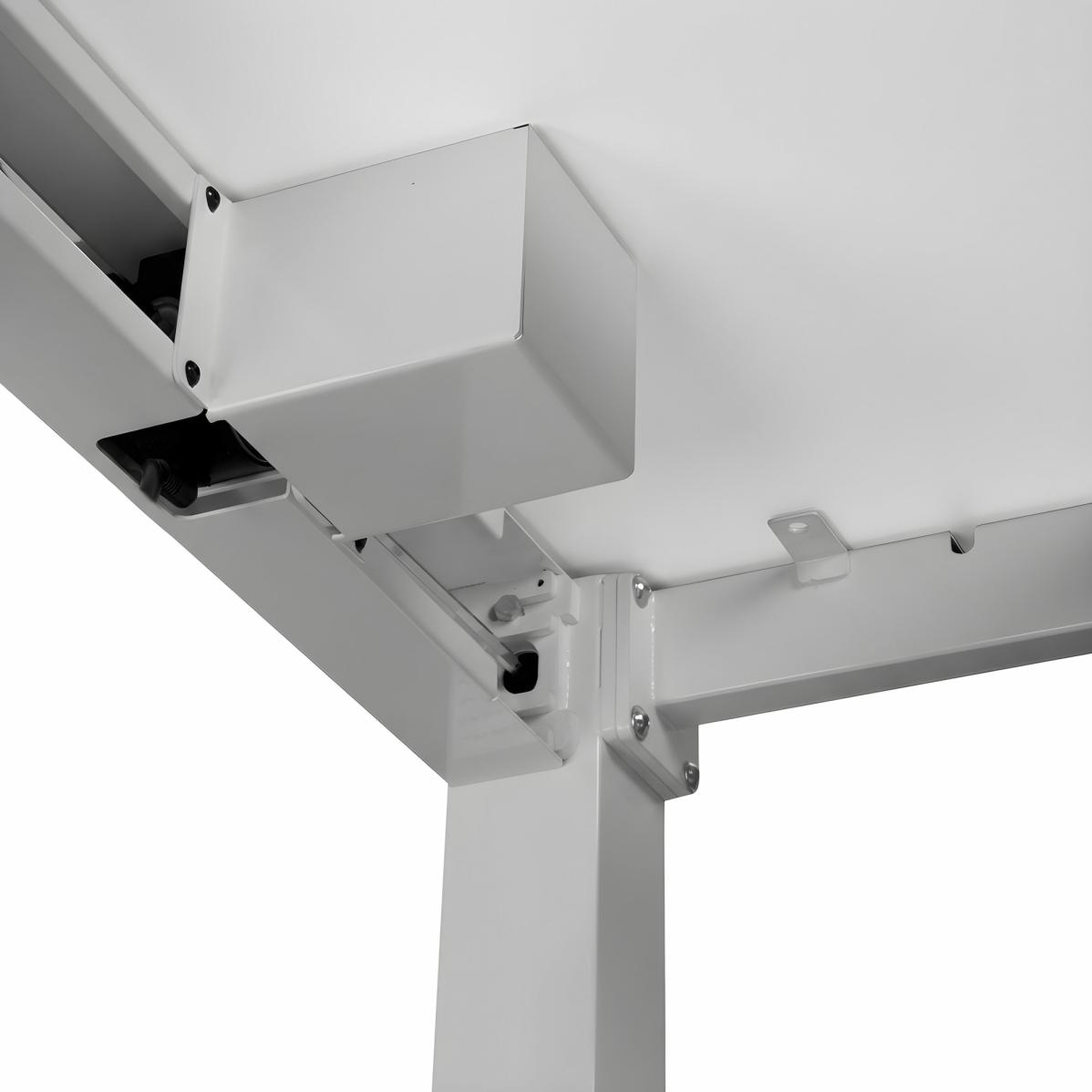 Регулируемый стол AdapDesk Smart 4L 2 Motor 36 мм Crystal White, Snow White, фото 6