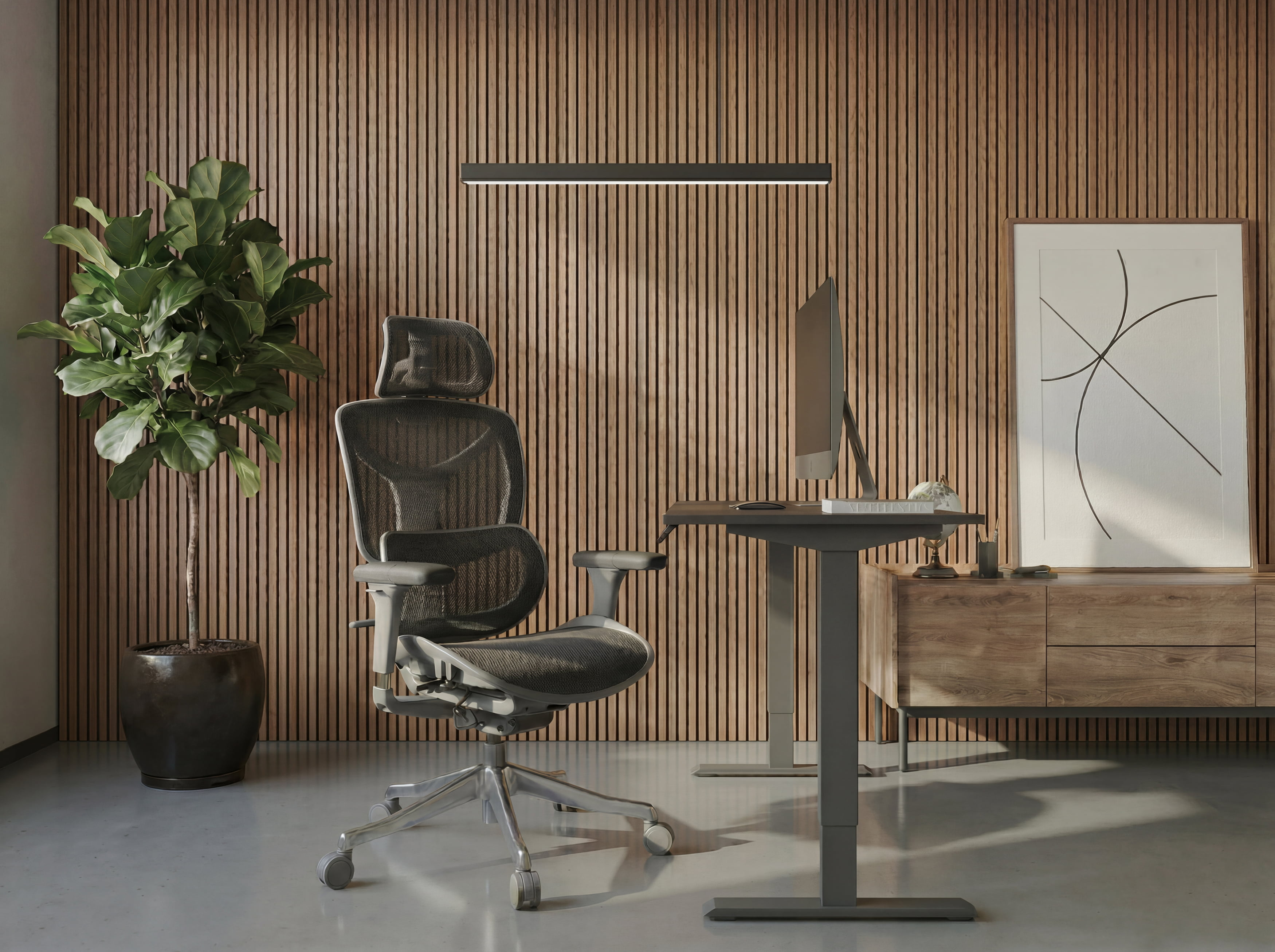 S7 Mesh Senior ErgoChair Deep Black