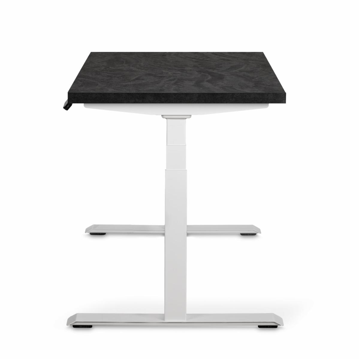 Регулируемый стол AdapDesk Smart 2 Motor Pro 36мм Carbon Black, Snow White, фото 3