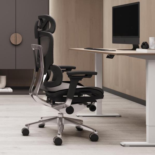 Ергономічне Крісло L1 Mesh Lead Ergochair Deep Black