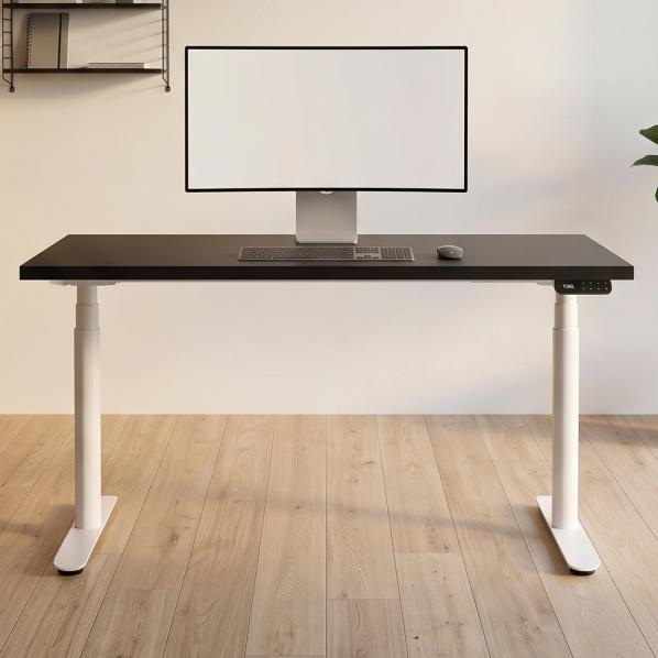 Ергономічне Регульований стіл AdapDesk Smart 2 Motor Pro Max 36мм Deep Black, Snow White