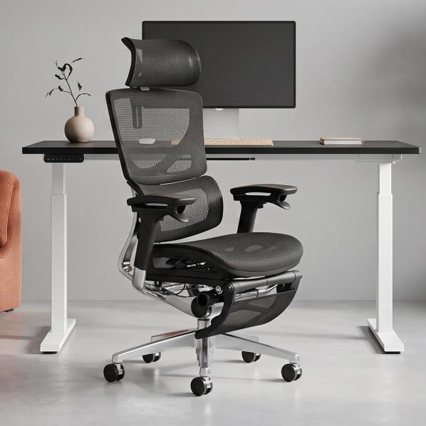 Ергономічне Крісло L3 Mesh Max Lead Ergochair Platinum Deep Black