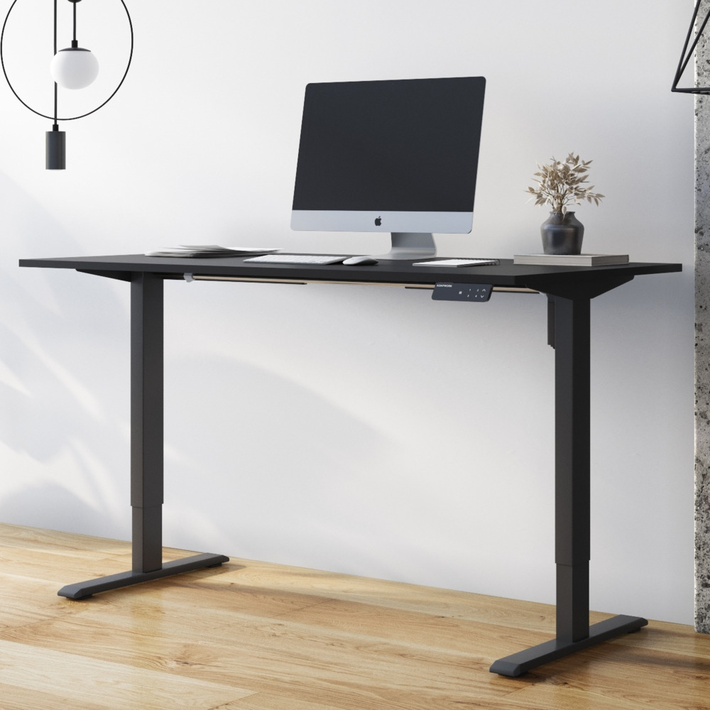 Регульований стіл AdapDesk Smart 1 Motor 18мм Deep Black, Space Black