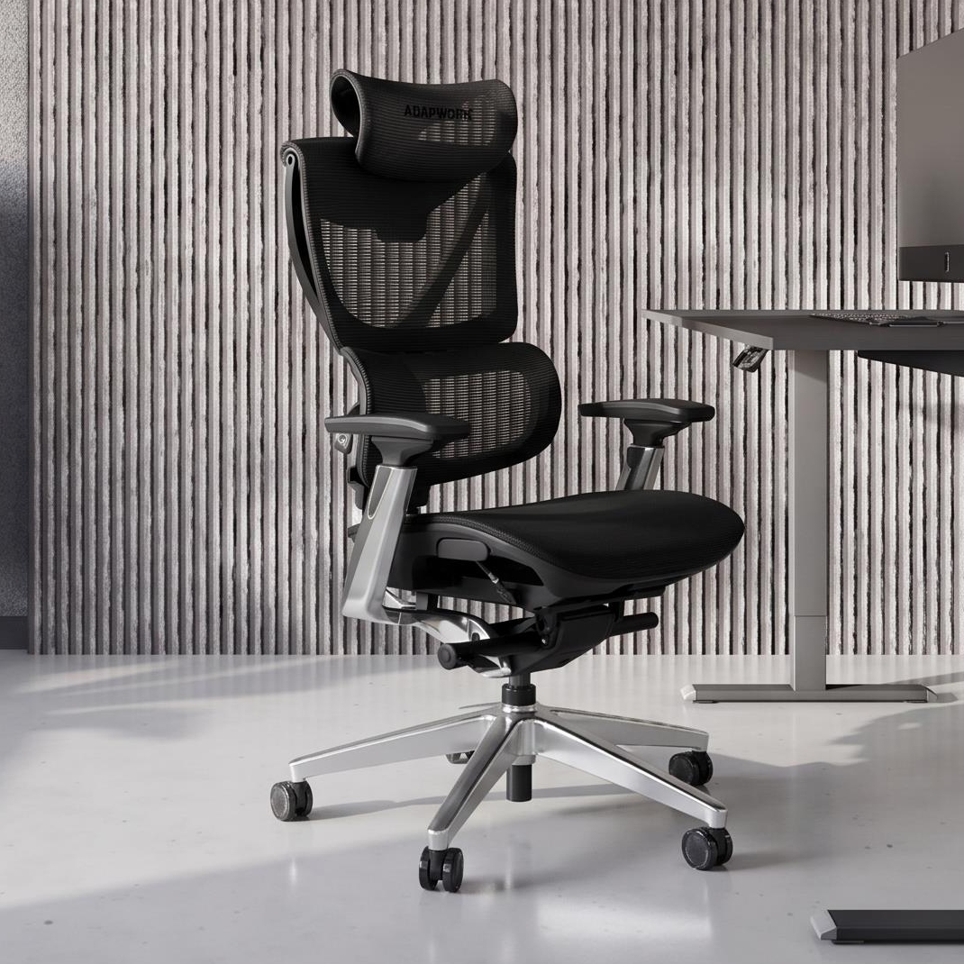 Крісло S3 Pro Senior ErgoChair Platinum Grafite Black
