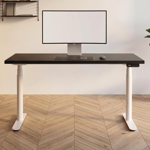 Ергономічне Регульований стіл AdapDesk Smart 2 Motor Pro Speed 36мм Deep Black, Snow White