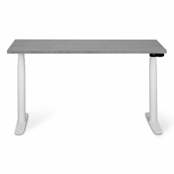 Ergonomic Adjustable table AdapDesk Smart 2 Motor Pro Speed 36мм Smoky Gray, Snow White