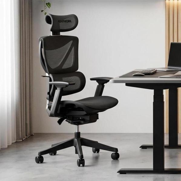 Ергономічне Крісло S3 Mesh Senior ErgoChair Deep Black
