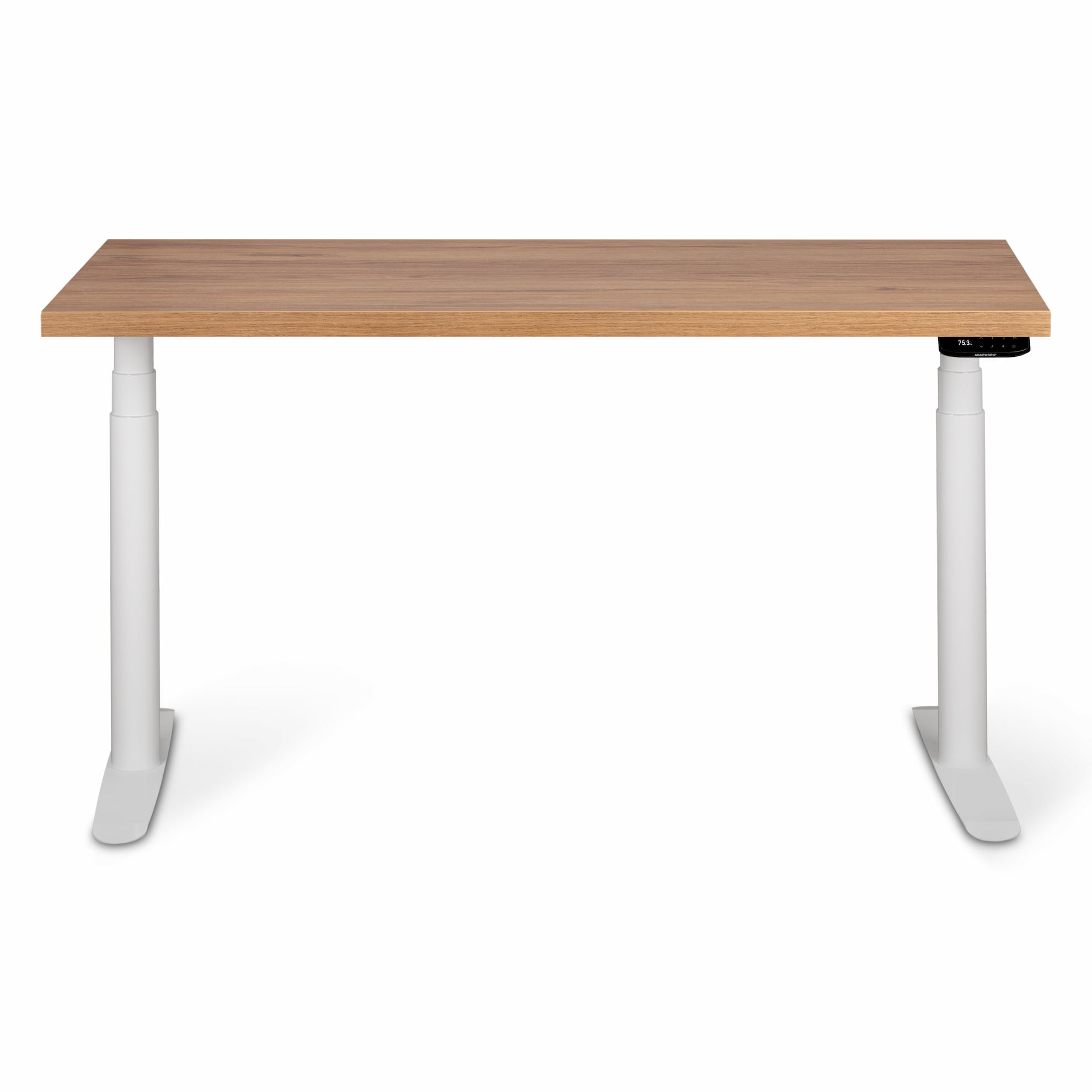 Регульований стіл AdapDesk Smart 2 Motor Pro Max 36мм Golden Wood, Snow White