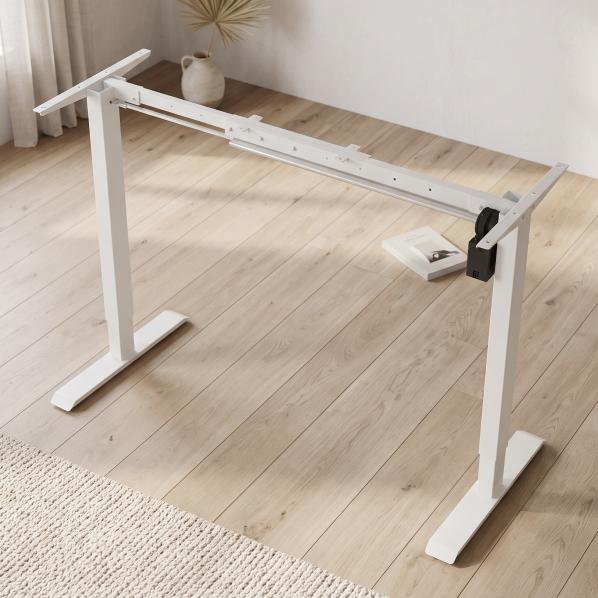 Ергономічне Регульована опора для столу AdapDesk Smart 1 Motor Snow White